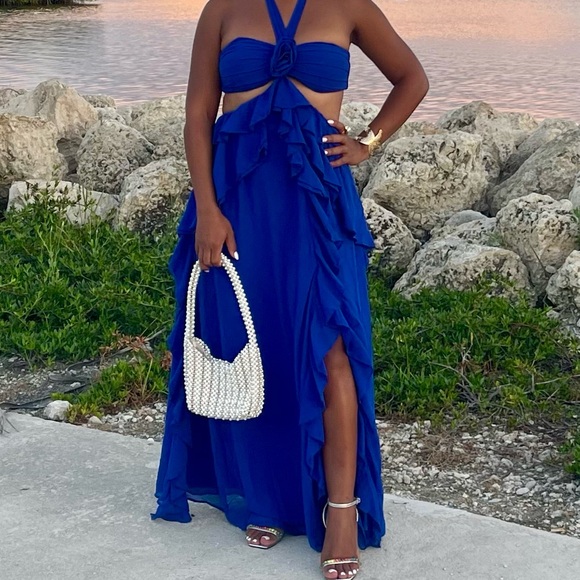 Blue maxi dress - Picture 1 of 2